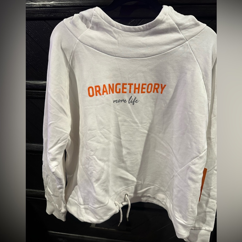 Orangetheory white hoodie
